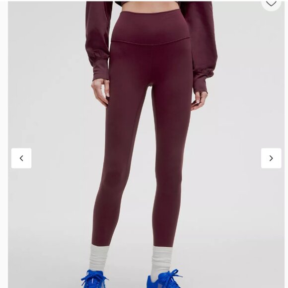 New! size 4 lululemon Align™ High-Rise Pant 28" Garnet - Picture 1 of 5